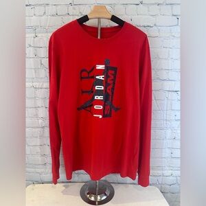 Jordan Red Standard Fit Shirt